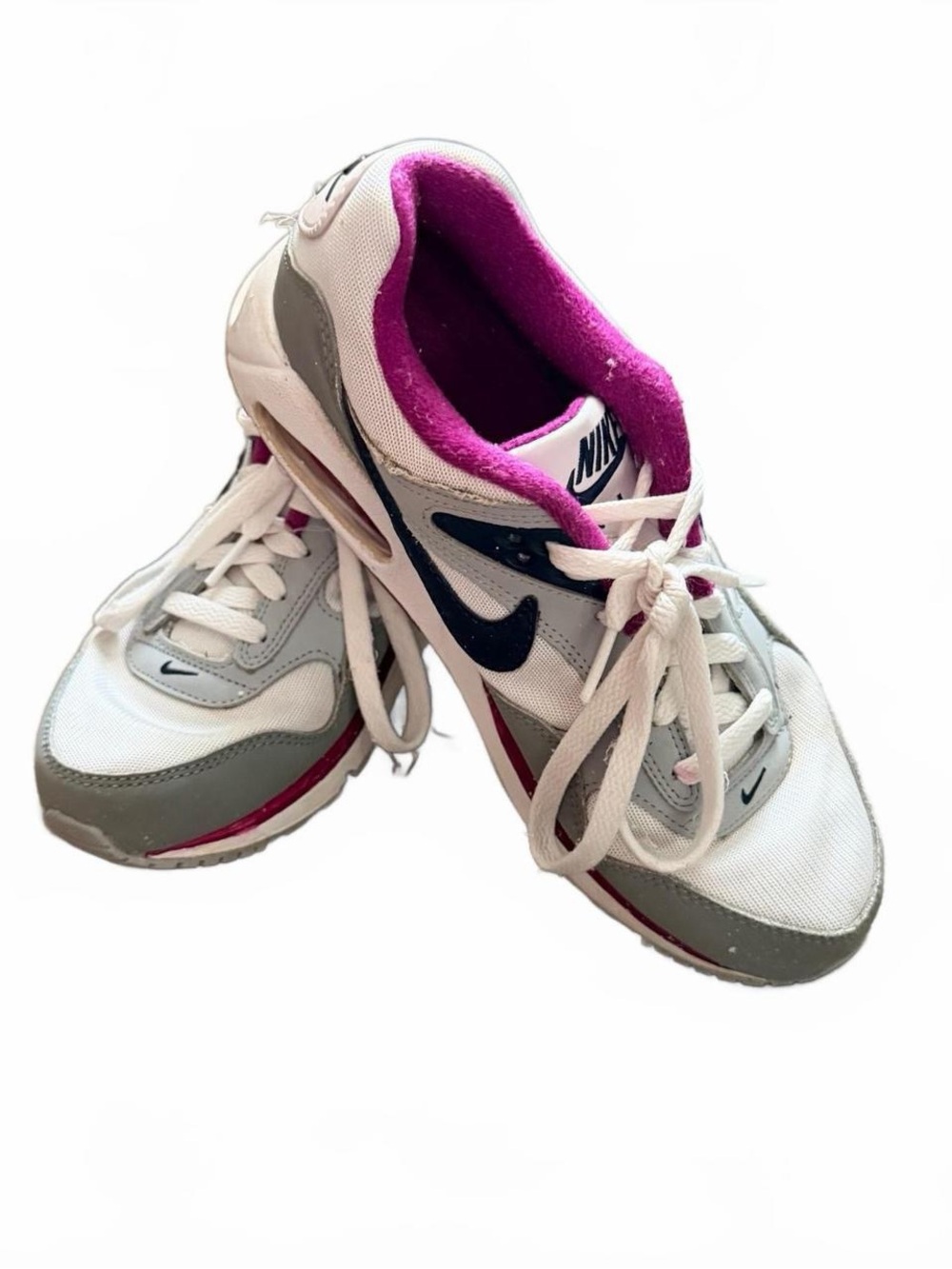 Nike Women’s White, Gray & Pink Athletic Running Shoes